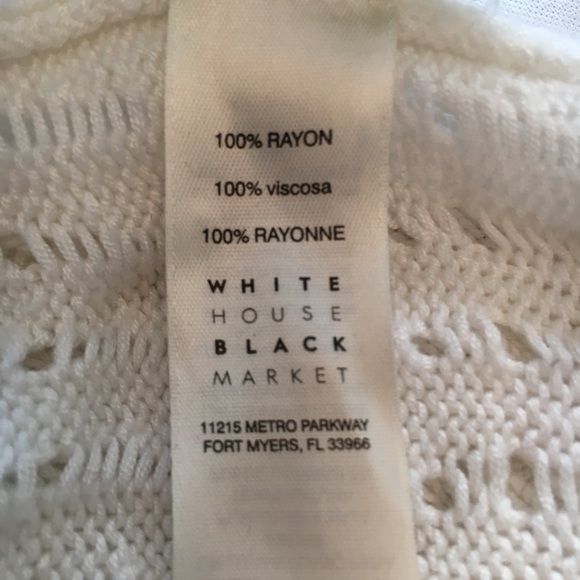 WHBM Open Weave Summer Sweater - Picture 4 of 4